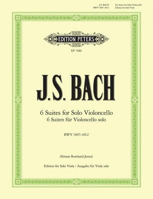 BACH - 6 CELLO SUITES ARR FOR VIOLA