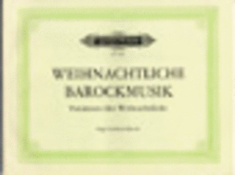 BAROQUE MUSIC FOR CHRISTMAS