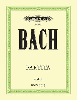 BACH - PARTITA A MIN (SONATA) BWV 1013 FLUTE SOLO URTEXT