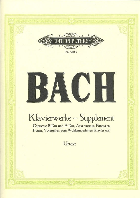 BACH - SELECTED WORKS ED KELLER URTEXT