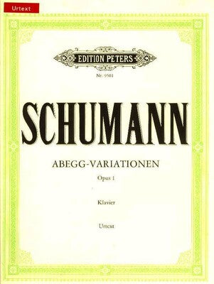 ABEGG VARIATIONS OP 1 URTEXT ED KOHLER
