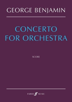 BENJAMIN - CONCERTO FOR ORCHESTRA FULL SCORE