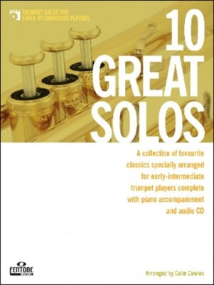 10 GREAT SOLOS TRUMPET EARLY INTERMEDIATE BK/CD