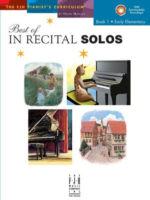 BEST OF IN RECITAL SOLOS BK 1 EARLY ELEMENTARY