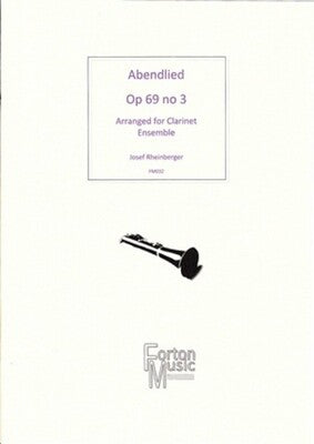 ABENDLIED OP 69 NO 3 4 B FL ALTO & BASS CLARINET