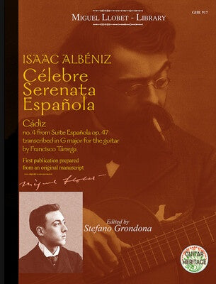 ALBENIZ - CELEBRE SERENATA ESPANOLA CADIZ OP 47/4 FOR GUITAR