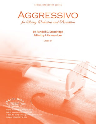 AGGRESSIVO FOR STRING ORCHESTRA SO2.5 SCORE