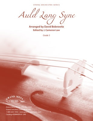 AULD LANG SYNE FOR STRING ORCHESTRA SO3 SCORE