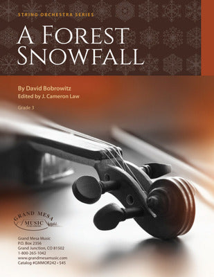 A FOREST SNOWFALL FOR STRING ORCHESTRA SO3 SC/PTS