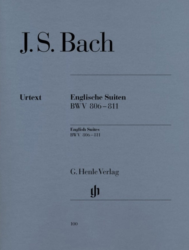 BACH - 6 ENGLISH SUITES BWV 806-811 URTEXT
