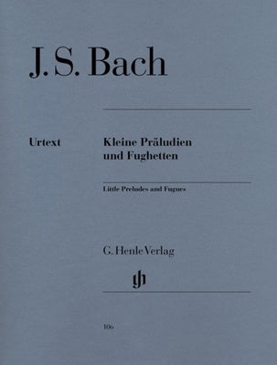 BACH - SMALL PRELUDES AND FUGUES URTEXT