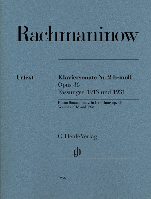 RACHMANINOFF - PIANO SONATA NO 2 B MINOR OP 36