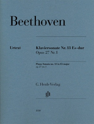 BEETHOVEN - PIANO SONATA NO 13 E FLAT OP 27 NO 1