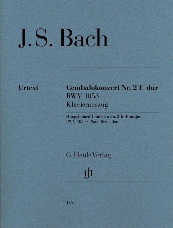 BACH - HARPSICHORD CONCERTO NO 2 E MAJOR BWV 1053 2P4H