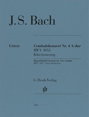 BACH - HARPSICHORD CONCERTO NO 4 A MAJOR BWV 1055 2P4H