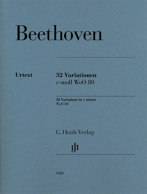 BEETHOVEN - 32 VARIATIONS IN C MINOR WOO 80 PIANO