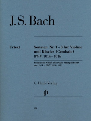 BACH - SONATAS FOR VIOLIN/PIANO VOL 1 NOS 1-3 BWV 1014-1016
