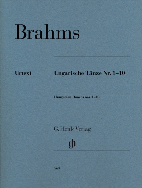 BRAHMS - HUNGARIAN DANCES NOS 1-10 PIANO