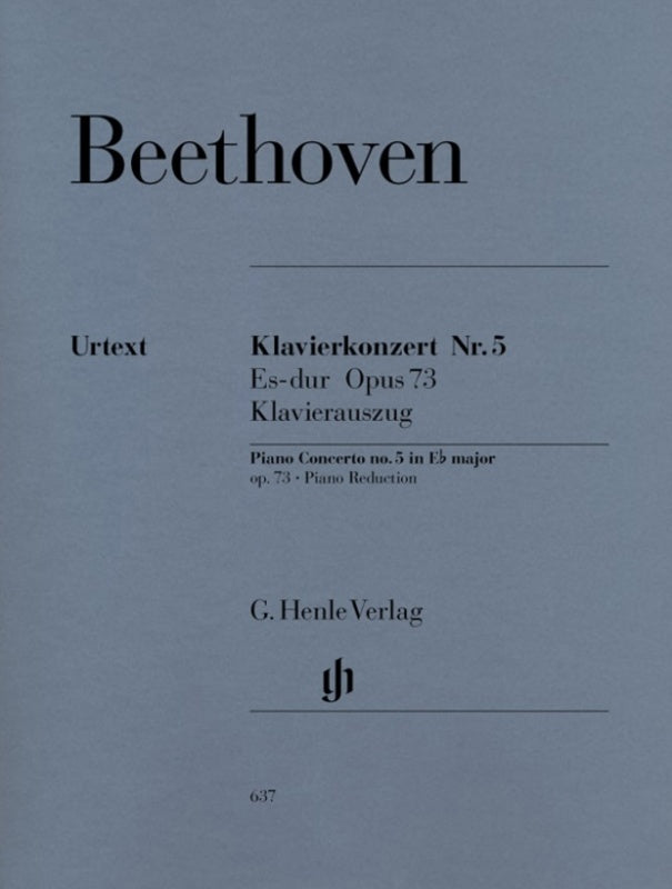 BEETHOVEN - CONCERTO NO 5 OP 73 E FLAT EMPEROR 2P 4H