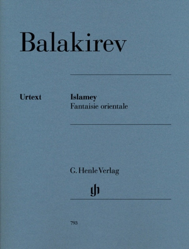 BALAKIREV - ISLAMEY FANTAISIE ORIENTALE FOR PIANO