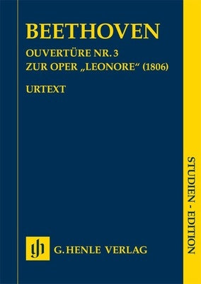 BEETHOVEN - OVERTURE NO 3 LEONORE STUDY SCORE