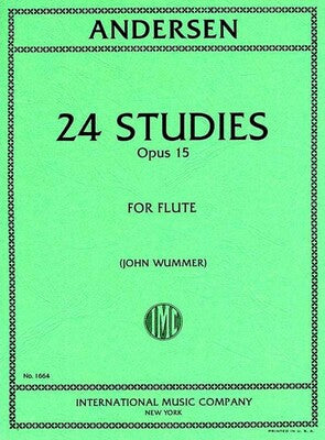 ANDERSEN - 24 STUDIES OP 15 FLUTE