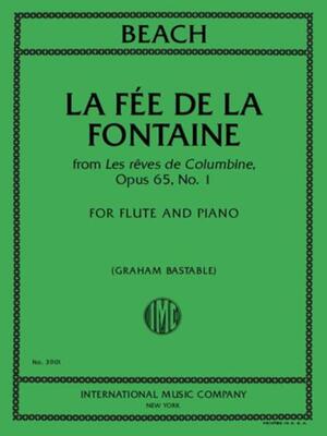 BEACH - LA FEE DE LA FONTAINE OP 65 NO 1 FOR FLUTE/PIANO