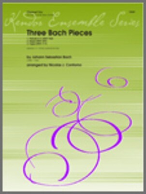 BACH PIECES 3 ARR CONTORNO CLARINET TRIO