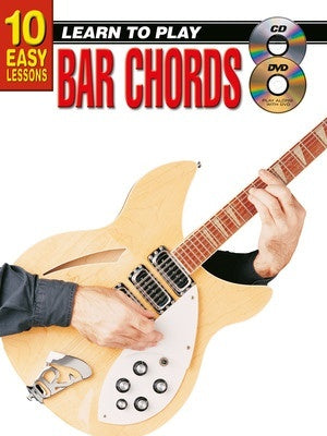 10 EASY LESSONS LEARN TO PLAY BAR CHORDS BK/OLM