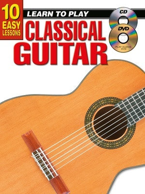 10 EASY LESSONS LEARN TO PLAY CLASSICAL GUITAR BK/OLM