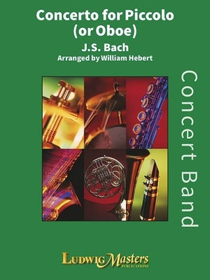 BACH - CONCERTO FOR PICCOLO OR OBOE/BAND CB3 SC/PTS