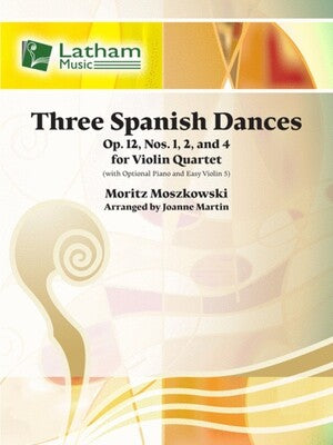3 SPANISH DANCES VIOLIN QUARTET SC/PTS