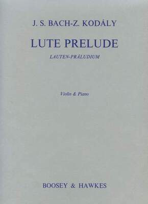 BACH - LUTE PRELUDE VIOLIN/PIANO