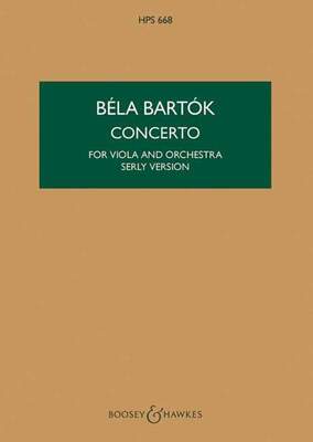 BARTOK - VIOLA CONCERTO STUDY SCORE