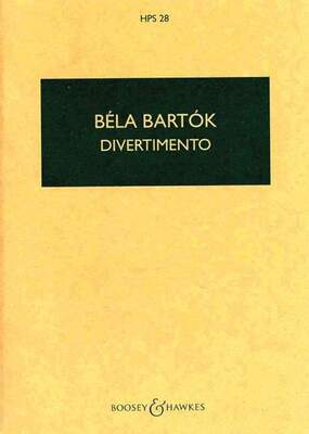 BARTOK - DIVERTIMENTO STUDY SCORE