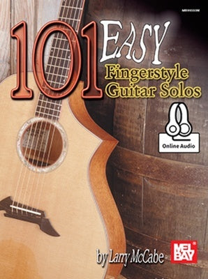 101 EASY FINGERSTYLE GUITAR SOLOS BK/OLA