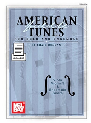 AMERICAN FIDDLE TUNES - VIOLA/VIOLIN 3 BK/PDF