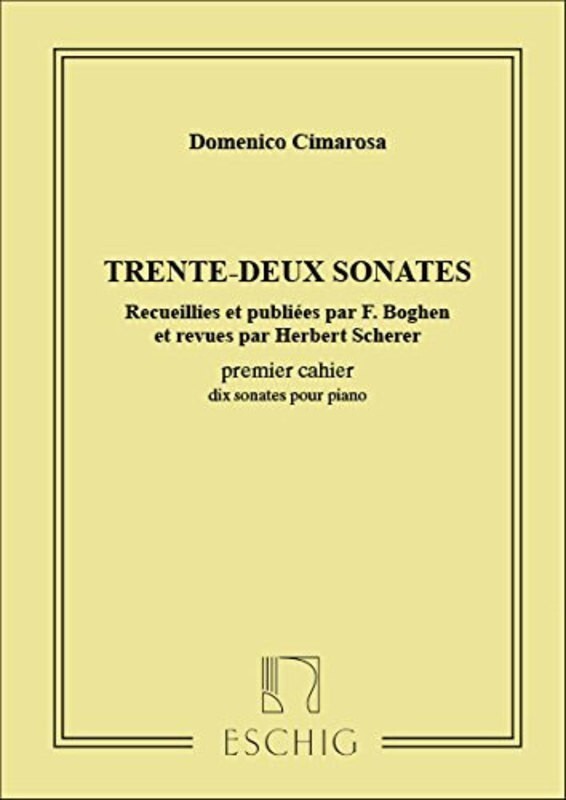 CIMAROSA - 32 PIANO SONATAS BK 1