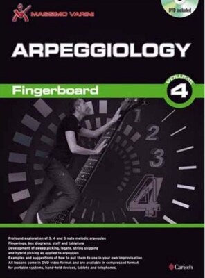 ARPEGGIOLOGY FINGERBOARD VOL 4 BK/DVD