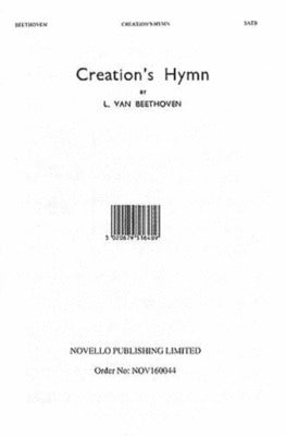 BEETHOVEN CREATIONS HYMN SATB