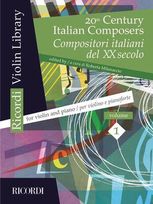 20TH CENTURY ITALIAN COMPOSERS VOL 1 VIOLIN/PIANO