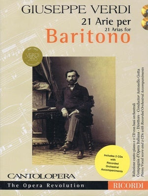21 ARIAS FOR BARITONE (CANTOLOPERA) BK/2CDS