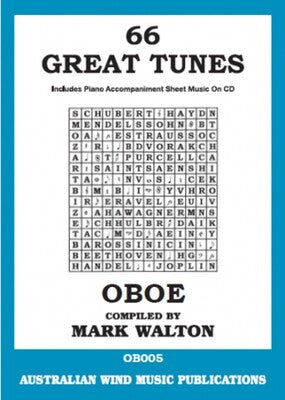 66 GREAT TUNES FOR OBOE BK/CD