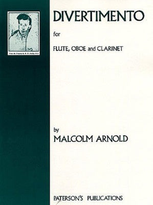 ARNOLD - DIVERTIMENTO FLUTE/OBOE/CLARINET SET OF PARTS