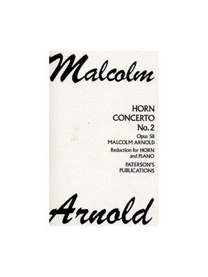 ARNOLD CONCERTO N.2 OP.58 HORN/PNO