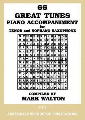 66 GREAT TUNES TENOR SAX PIANO ACCOMPANIMENT