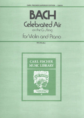 AIR ON THE G STRING ARR WILHELMJ PERLMAN VLN PNO