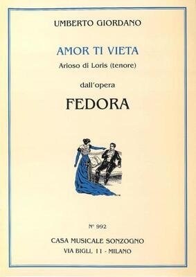 AMOR TI VIETA TENOR/PIANO