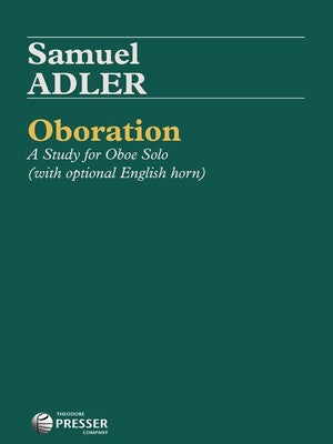 ADLER - OBORATION STUDY FOR OBOE SOLO