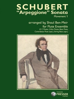 ARPEGGIONE SONATA MOVT 1 FLUTE ENSEMBLE SC/PTS